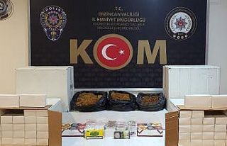 Erzincan’da 2 işyerine kaçak sigara operasyonu