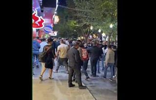 Erzincan’da iki grubun tekme tokatlı kavgası cep...