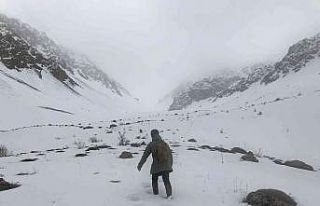 Erzincan’da mayıs ayında kar sürprizi