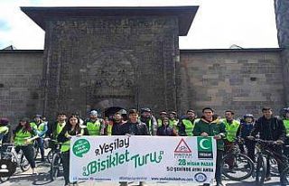 Erzurum’da pedallar bağımlılıktan uzak nesiller...