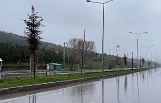 Erzurum’da yazın kar yağışı