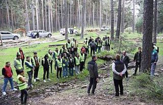 Eskişehir ormanları mühendis adaylarını ağırladı