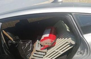 Fabrikaya giren hırsızlar 11 ton iplik çaldı