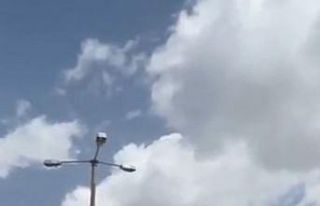 Faciadan dönülen balkon çökmesinde panik anları...