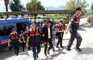 Fethiye’de göçmen kaçakçılığı iddiasıyla...