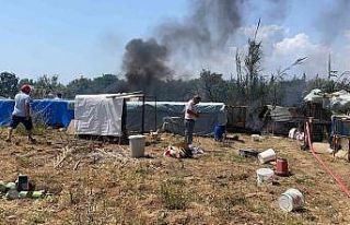 Fethiye’de otluk alanda çıkan yangın korkuttu