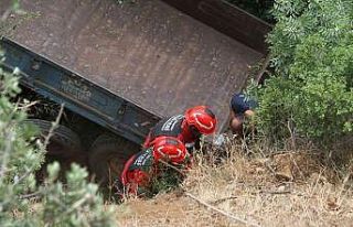 Fethiye’de uçuruma devrilen traktörün sürücüsü...