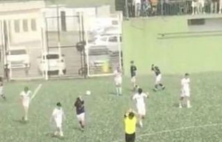 Futbolcular doluya böyle yakalandı...Bursa’da...