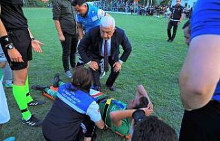 Futbolcuya ilk müdahale Doktor Başkan’dan