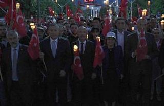 Gaziantep’te coşkulu Fener alayı yürüyüşü