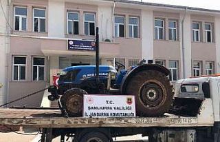 Gaziantep’ten çalınan traktör Şanlıurfa’da...