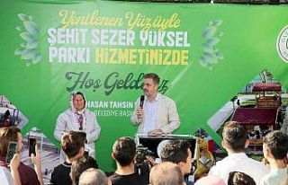 Gaziosmanpaşa Şehit Sezer Yüksel Parkı hizmete...