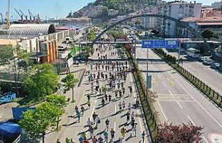 Giresun Yarı Maratonu koşuldu