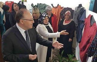 Giyim sergisi açıldı