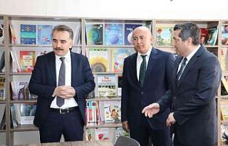 Göbelezoğlu Ortaokulunda kütüphane açılışı...