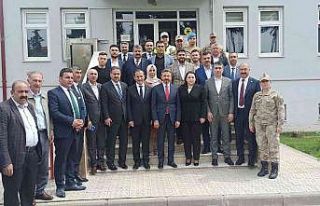 Gölbaşı ilçesinde bayramlaşma töreni