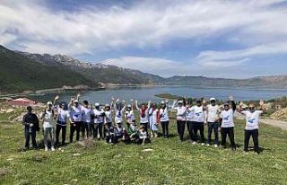 Gönüllü aktivistler Van Gölü için yürüyor