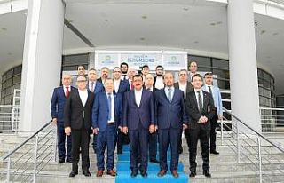 Gürkan, Büyükelçi ve iş insanlarıyla bir araya...