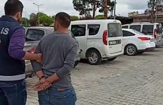 Güvenlik kamerasına takılan hırsız yakayı ele...