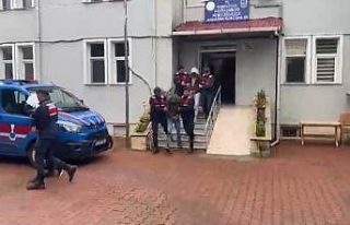 Haberleşme ve enerji kablolarını çalan 3 kişi...