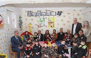 Hakkari’de çocuklar için trafik eğitimi alanı...