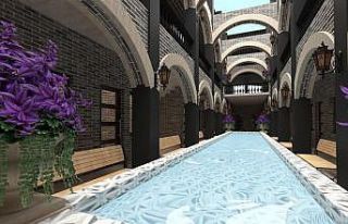 Hakkari’ye taş görünümlü belediye hanı