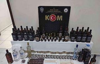 Hatay’da kaçak içki operasyonu