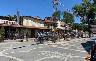 Havran bisikletçileri ağırladı