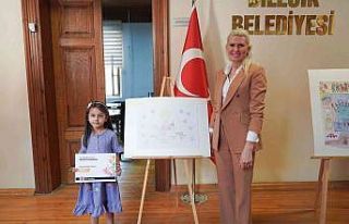 ’Hayalindeki Dünya’ konulu resim yarışmasının...