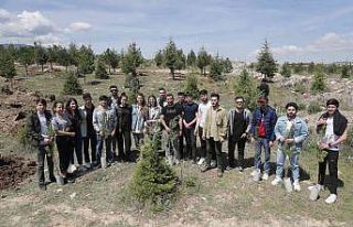 Haydar Aliyev’in doğum günü anısına fidan diktiler