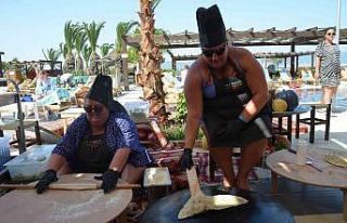 Hem tatil, hem de Türk yemeği yaptılar