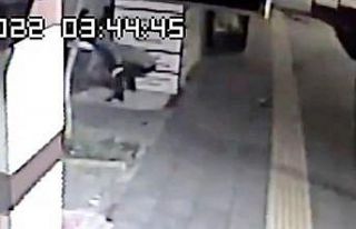 Hırsızlar girdikleri iş yerinden Türkçe dron...