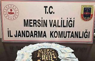 Hırsızlık zanlısı çaldığı altınlarla birlikte...