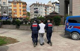 Hırsızlıktan aranan şahıs, saklandığı ormanda...