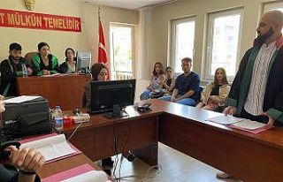 Hukuk Fakültesi öğrencileri Denizli Adliyesi’nde...
