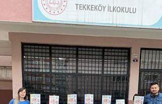 İlkokul öğrencilerinin hikayeleri kitaba dönüştü