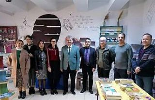 İncirliova’da toplanan kitaplar kurulan kütüphaneye...