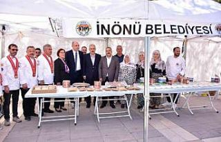 İnönü’nün meşhur yöresel ürünleri yoğun...