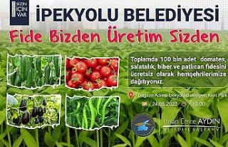 İpekyolu Belediyesinden vatandaşa ücretsiz sebze...