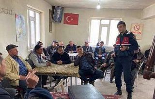 Jandarmadan köy muhtarları ve besicileri yönelik...