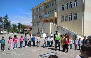 Jandarmadan öğrencilere ‘trafik’ eğitimi