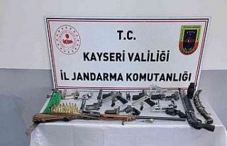 Jandarmadan ruhsatsız silah imal edilen eve operasyon