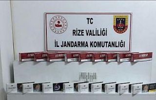 Jandarmadan sigara kaçakçılığı operasyonu