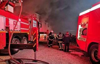 Kahramanmaraş’ta fabrika yangını