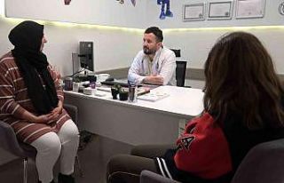 Kalbindeki deliği anjiyo ile giderildi