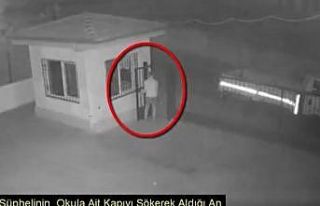 Kapı hırsızı yakalandı