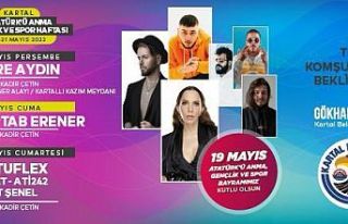 Kartal’da 19 Mayıs 3 gün 3 gece kutlanacak