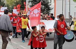 Kayseri’de 1 Mayıs kutlandı