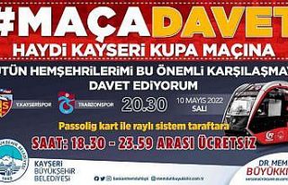 Kayserispor taraftarına ’ücretsiz ulaşım’...