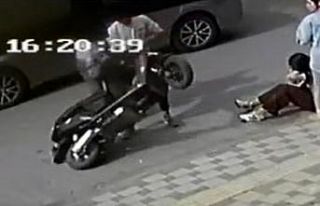 Kaza anı Güvenlik Kameralarına yansıdı